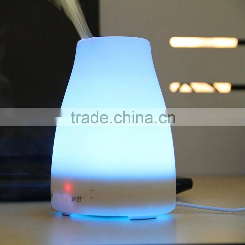 Wholesale 120ML ultrasonic aroma diffuser/essential oil diffuser/aromatherapy humidifier with led light