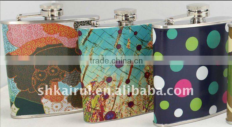 1oz stainless steel hip flask