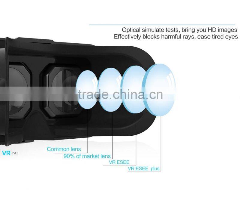 2016 Online New Product VR Case VR ESEE Virtual Reality Glasses Mini 3D Glasses Headset 360 HD Video Movie Game