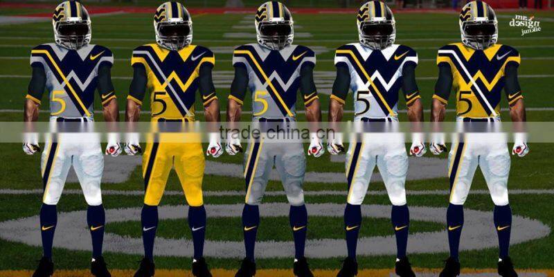 Plain Custom American Football Uniforms/ High Quality Football Uniforms/ Sublimated Football Uniforms