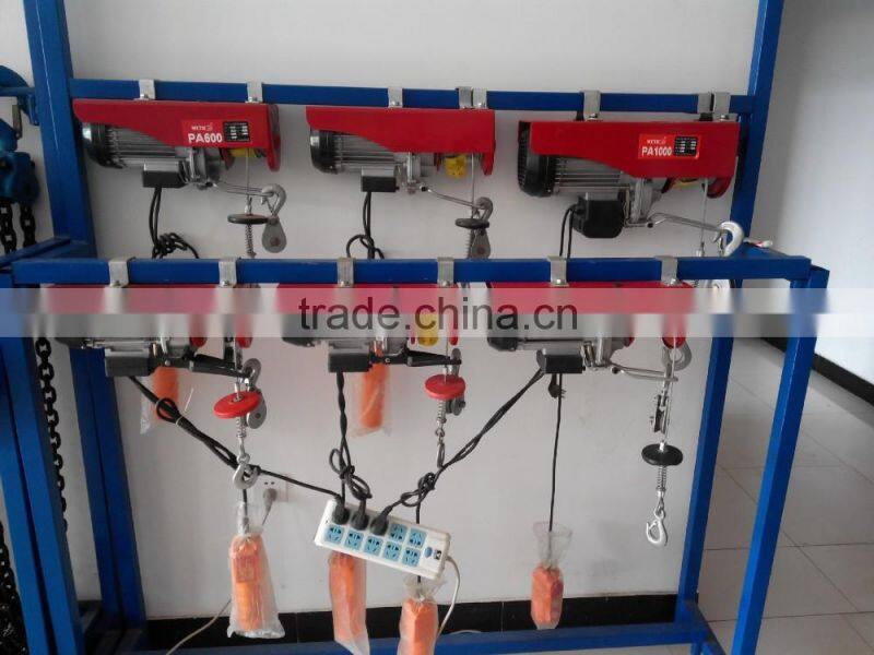 Portable 220v PA type small 250kg electric hoist