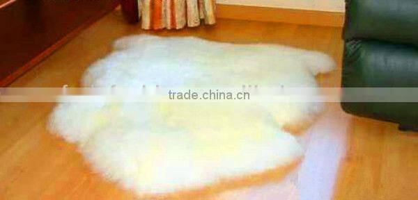 Hot Selling 100% wool sheared Plush sheep fur skin rugs Merino Fur blanket 110*65cm