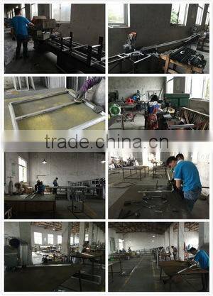 Bus luggage door hinge aluminum profile and rubber strip