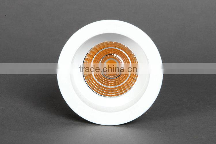 6w 7w recessed cob led downlight with good quality for commercial lighting