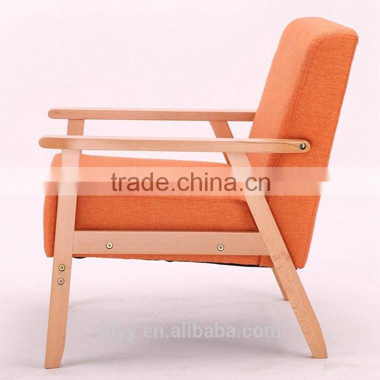 TDSF-01-2 QVB JIANDE TONGDA LIVINGROOM BEECH WOODFABRICE ARMREST SOFA COFFEE SHOP SOFA LEISURE SOFA LIVING ROOME SOFA