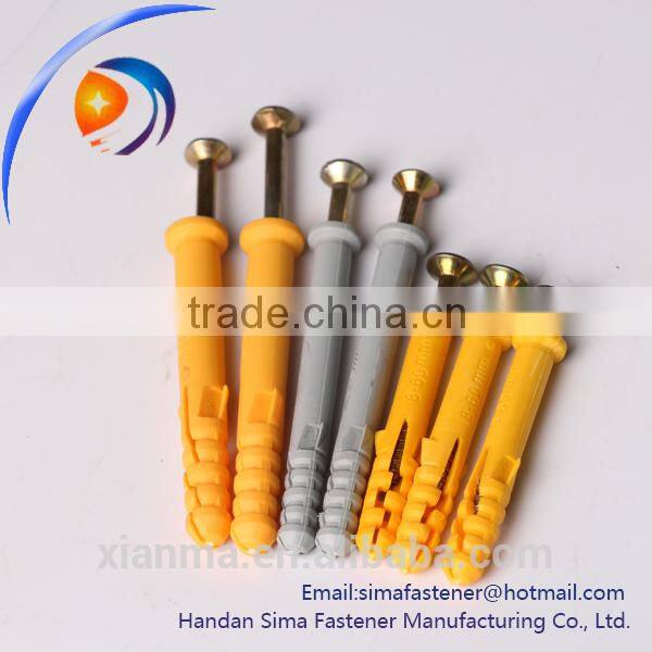 plastic anchor/plastic wall plug/tapered wall plug
