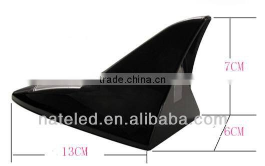 Energy saving led solar car flashing light,solar blinking led lamp shape of shark fin