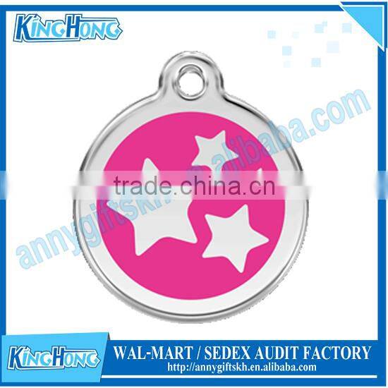 Fashion promotional pet id custom metal pet tag