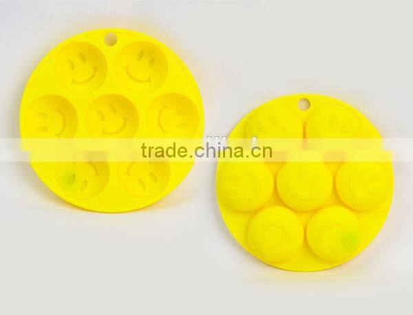 smile face silicone cake mold/silicone lace molds for cake decorating