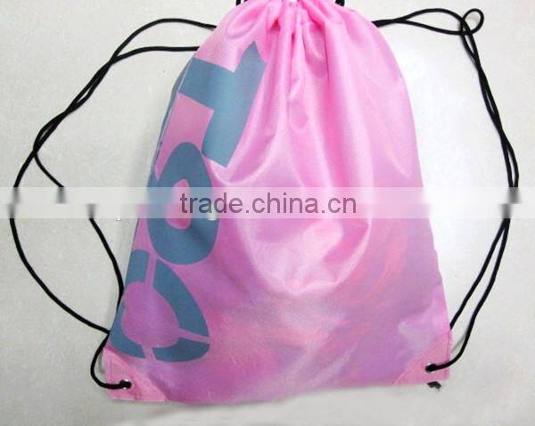 Waterproof drawstring backpack beach bag