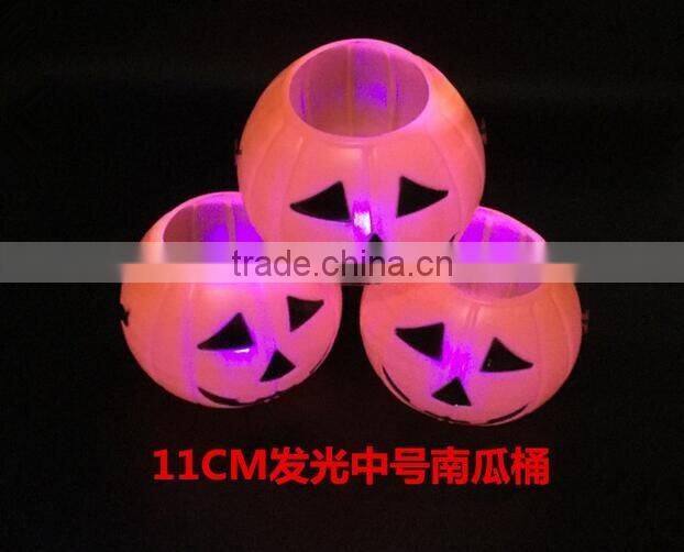 2016 Wholesale Plastic jack-o'-lantern pumpkin lantern pumpkin light pumpkin lamp for Halloween