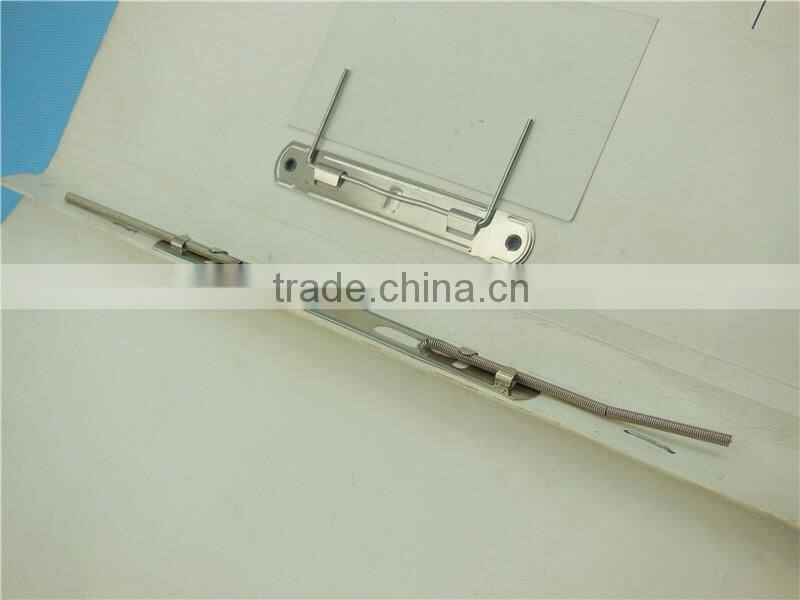 Red color plastic spring clip&plastic file folder