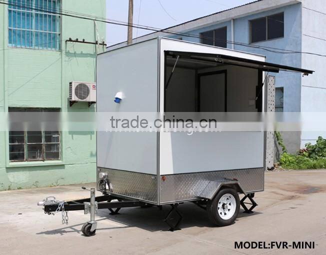 Mobile concession food cart for fast food