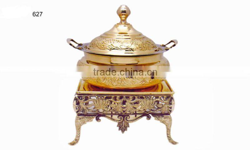 Economy Buffet Chaffing Dish for sale/indian brass chaffing dish/buffet restaurant serving dish