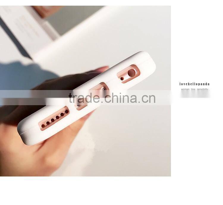 Fashion Korea 3D Cute Lovely Cartoon Lover Bear Rabbit Chicken Soft Silicone Shockproof Phone Protector Case for iPhone6 6s Plus