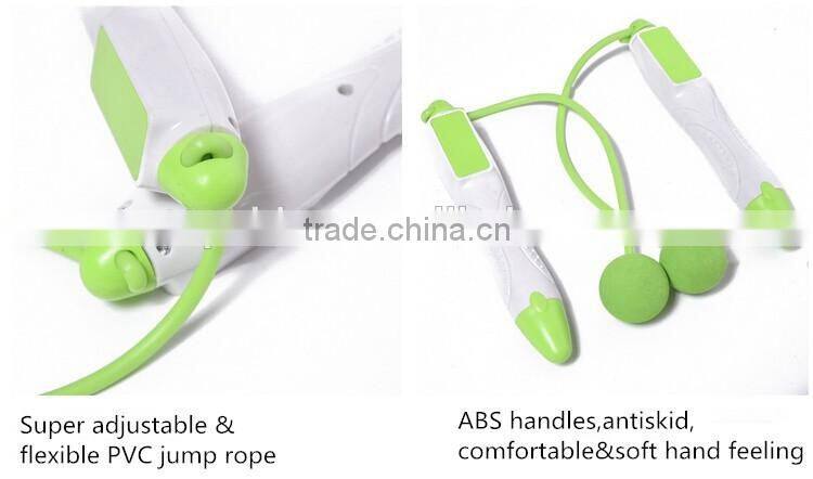 High quality pvc jump rope electric lcd jumping rope, China supplier