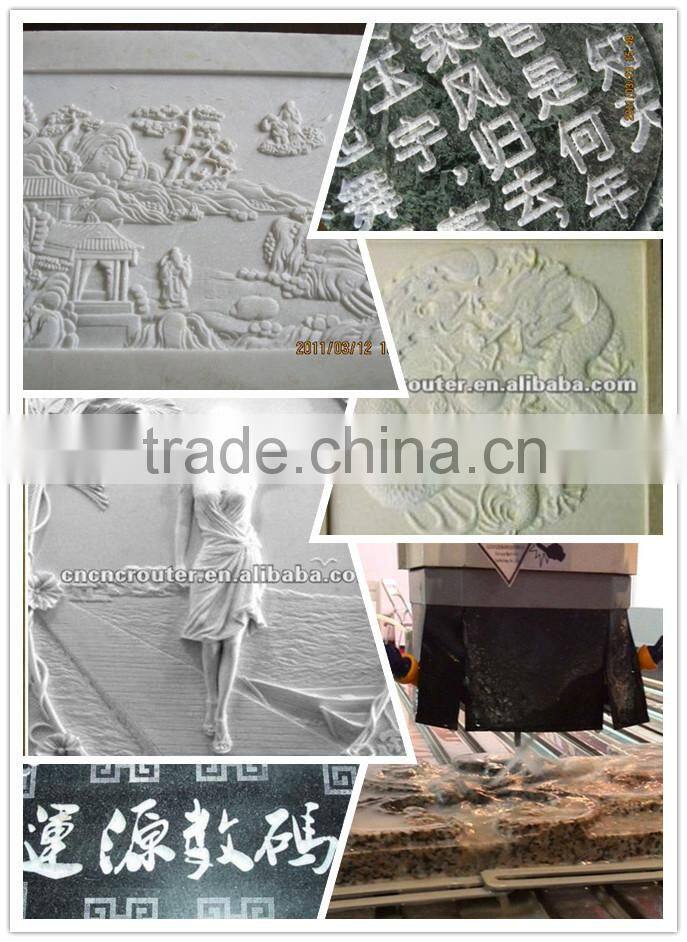 2 heads heavey cnc marble granite monuments wood stone machine