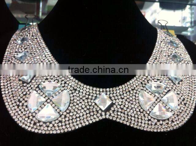 Favorites Compare 2014 handmade women crystal pearl beaded collar,beaded collar necklace