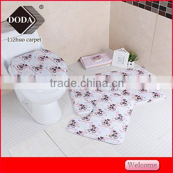 2016new arrival memory foam carpet soft carpet bathmat 3pcs carpet door rugs