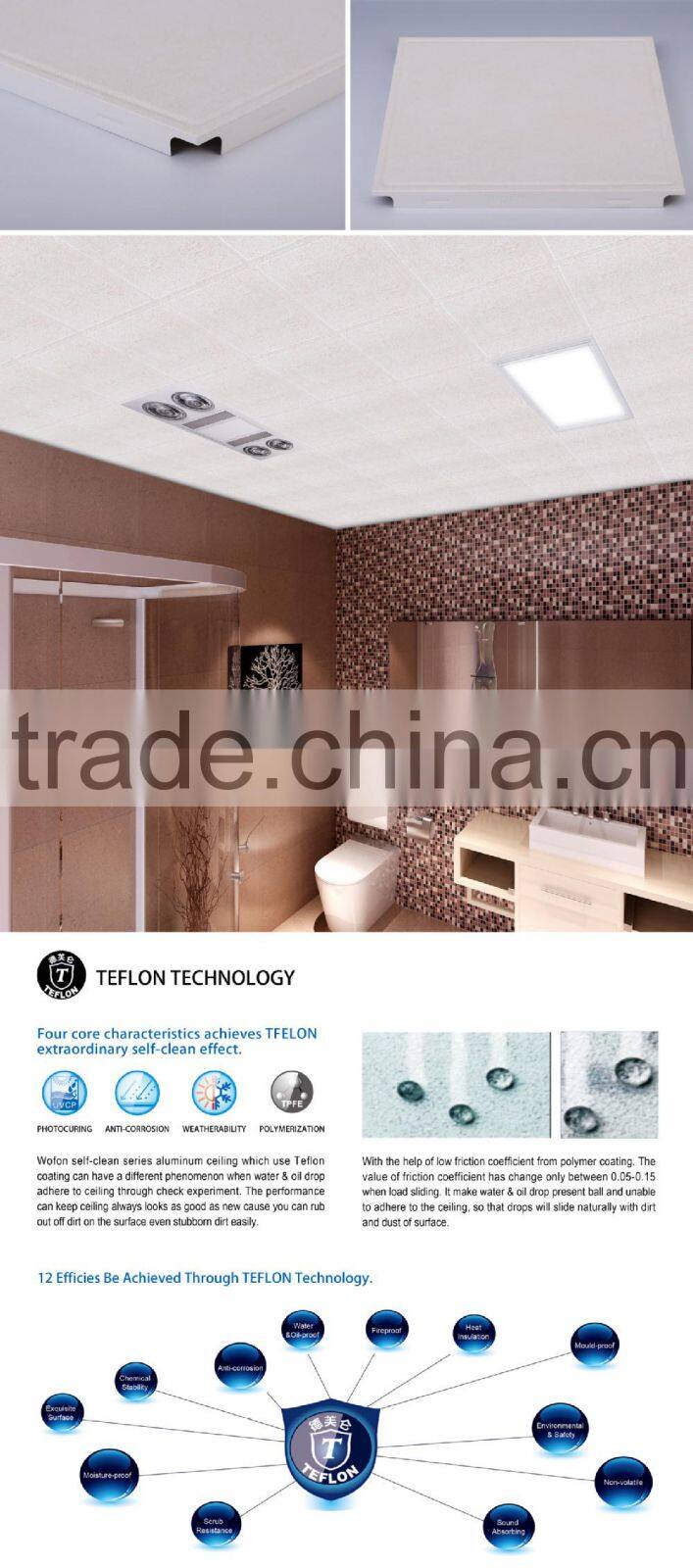 cheap ceiling tiles 30x30,ceiling tiles installation cost,clip in aluminum ceiling tiles panel