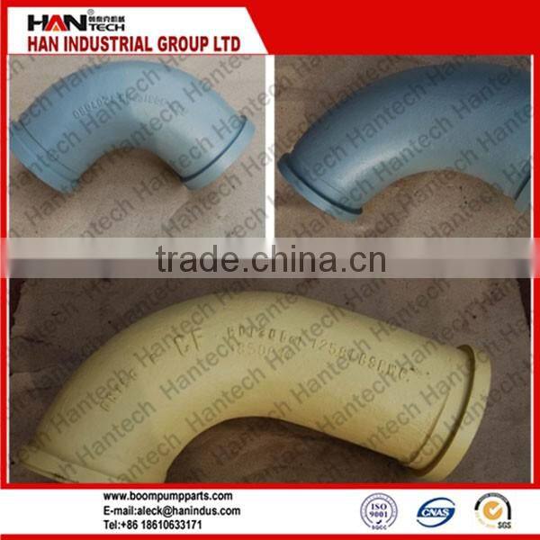 schwing concrete truck mounted pump pipe elbow 90 degree concrete pump spare parts