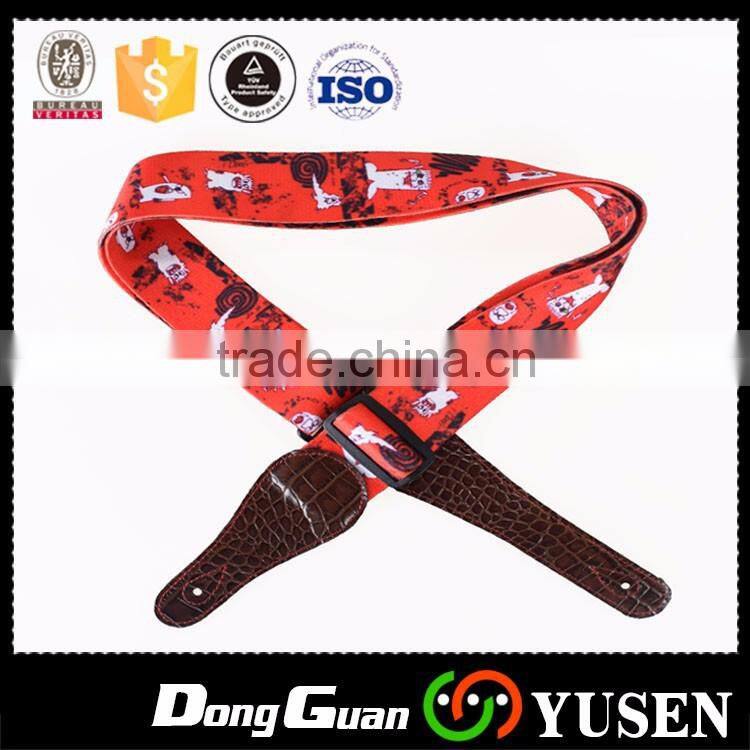 Factory OEM Custom Leather Guitar Strap