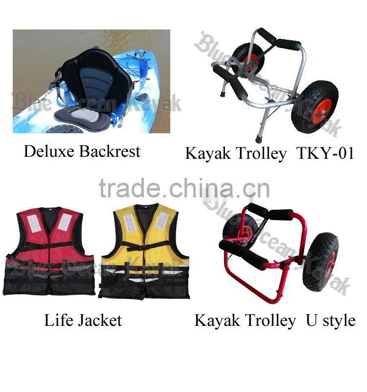 Blue Ocean 2015 hot sale new design kayak storage rack/soft kayak storage rack/tight kayak storage rack