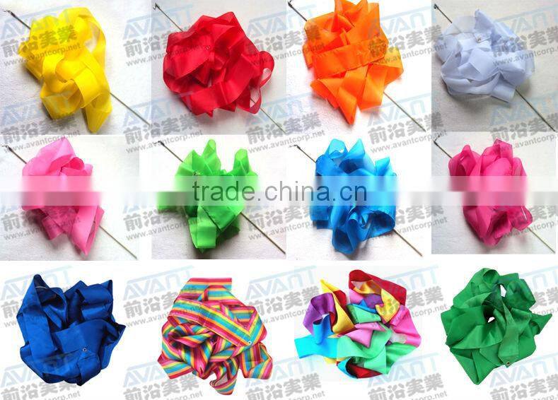 Gym Dance Ribbon Rhythmic Art Gymnastic Streamer with Twirling Rod