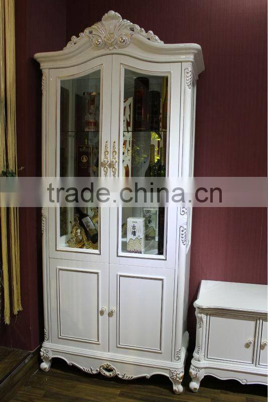 American style elegant wine cabinet two door wine cabinet