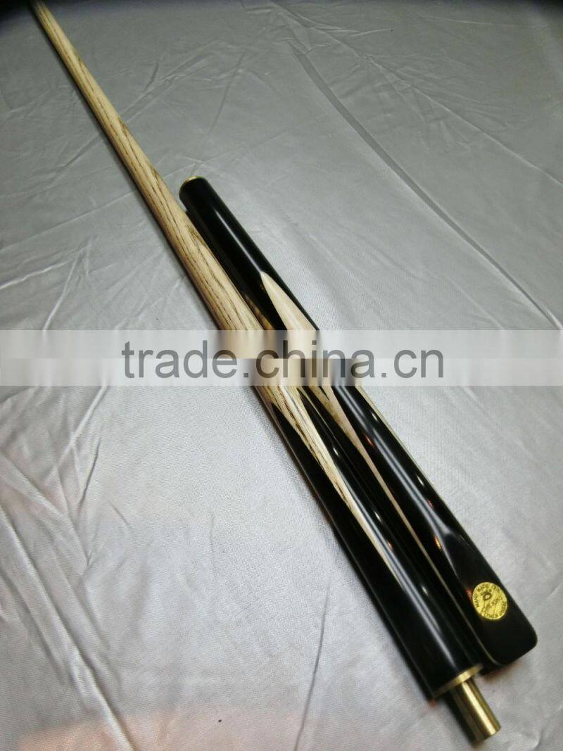 Classic 0min 3/4-pc snooker cue ash wood ebony snooker cue stick
