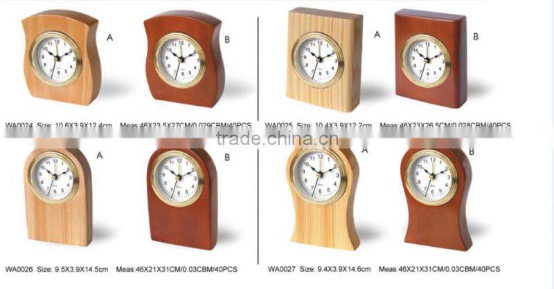 old style wooden decor table clock