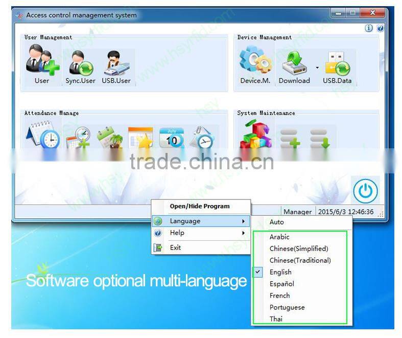 Cheap price biometric web time attendance TCP/IP fingerprint access control! JM-F211