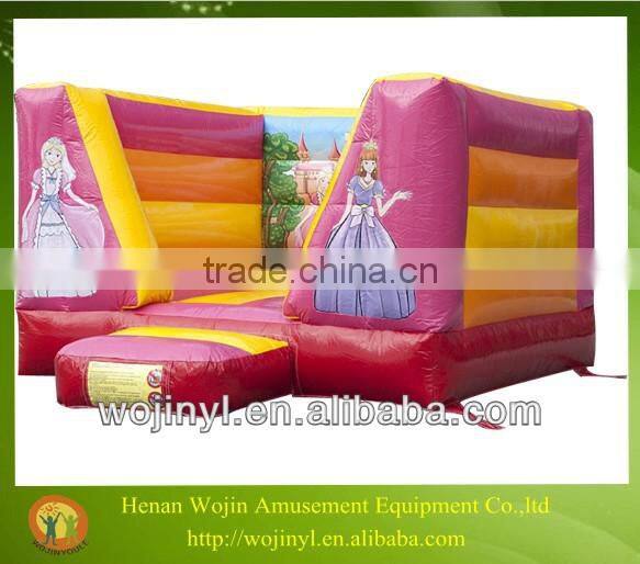 Inflatable princess bouncy castle/vinyl for bounce house