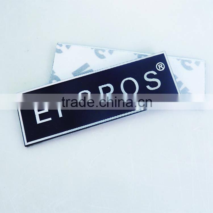 metal painted labels,aluminum embossed wine labels,brushed logo label