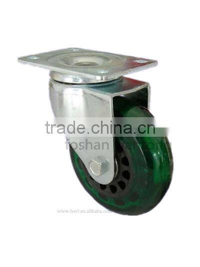 Good Quality PU Wheel Rotate Medium Duty Furniture Caster