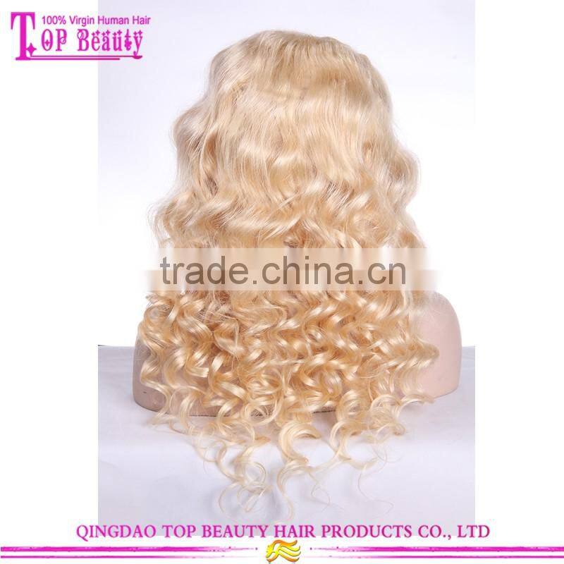 Best Selling 613 Blonde Human Hair Wig Loose Wave Style 26 Inches Side Part Human Hair Lace Front Wigs