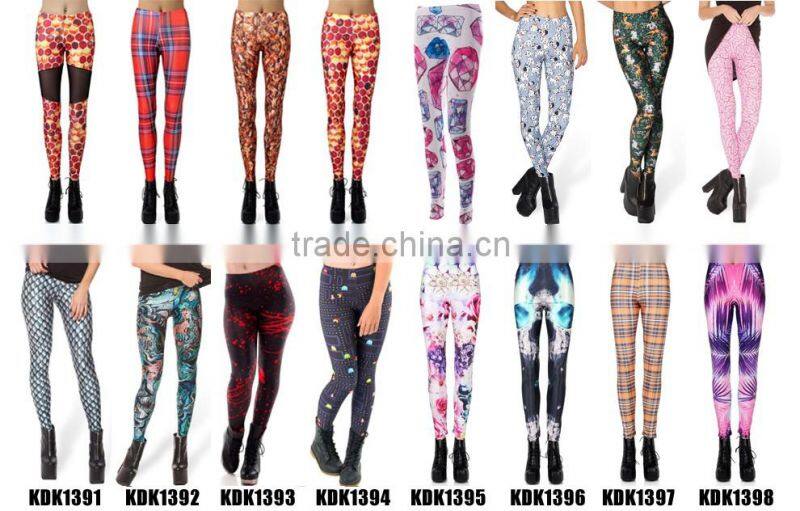 2016 New arrival Women Legins Spider-Man Fitness Sexy Red Leggings