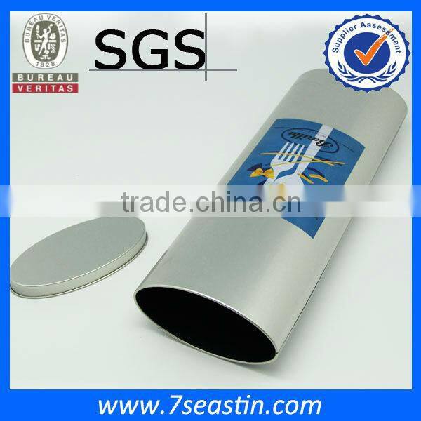 oval shape noodle pasta tin can sets of 2