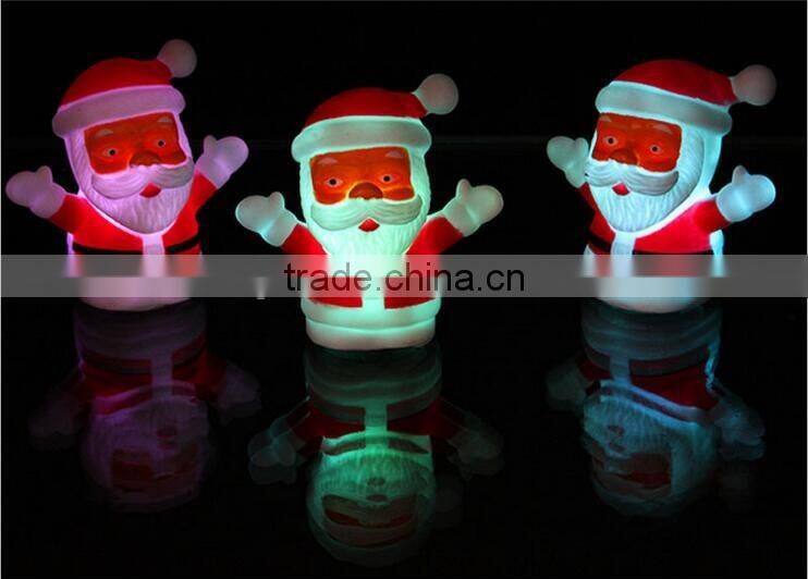 New Product Christmas decoration light up santa claus light toy led