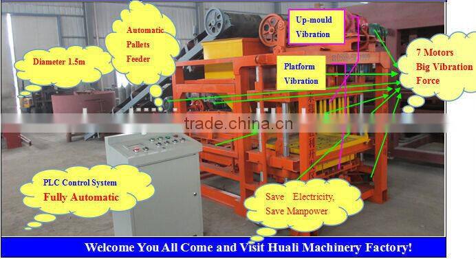 Concrete blocks making machine QT4-23 Price Clay block machine