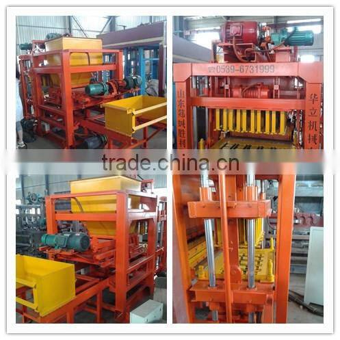 QT4-23 Automatic Interlocking Brick Making Machine Price with PLC Control Cabinet