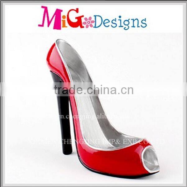 Shoe Wine Bottle Holder Personalized Sexy Gold Rack