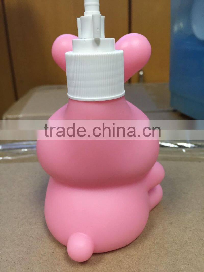 Pink Rabbit Bath Toys,Rabbit Head Lotion Dispenser Toy