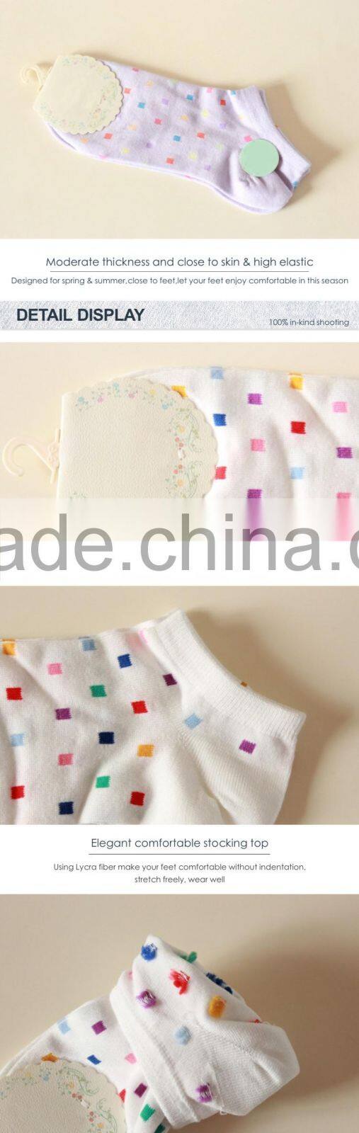 great fanny high cotton purple socks in compettive price