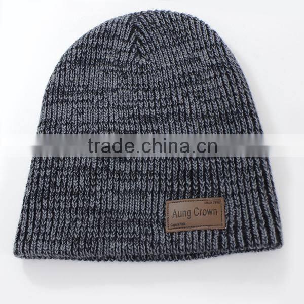 warm ski beanie/jacquard ski winter hat/knit ski winter hat