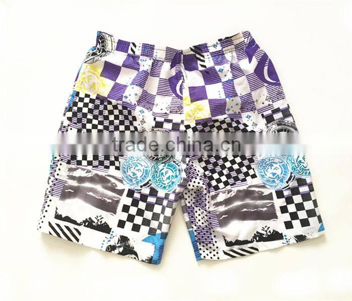 Abstract wholesale printed comfortable romantic beach shorts