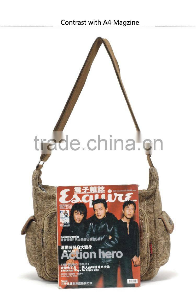 Retro Canvas Messenger Bag Travel Messenger Bag Men Canvas Crossbody Bag Men Shoulder Bag Canvas Sling Bag For Boys