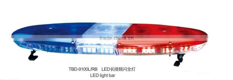 red and blue led police lights led warning strobe light bar TBD-9100L/BR