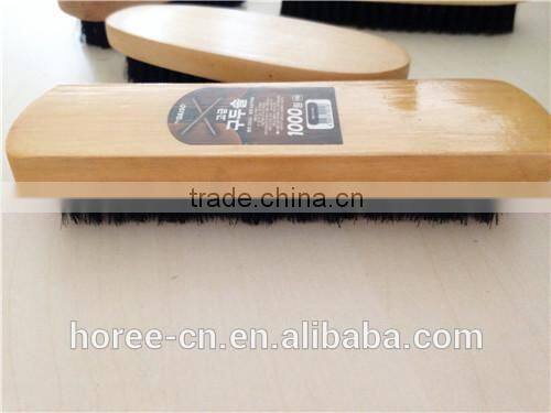 wooden shoe cleaning brush