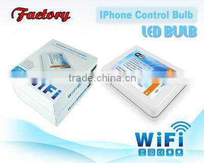 6W intelligent wifi led rgbw bulb ,Wifi led light bulb